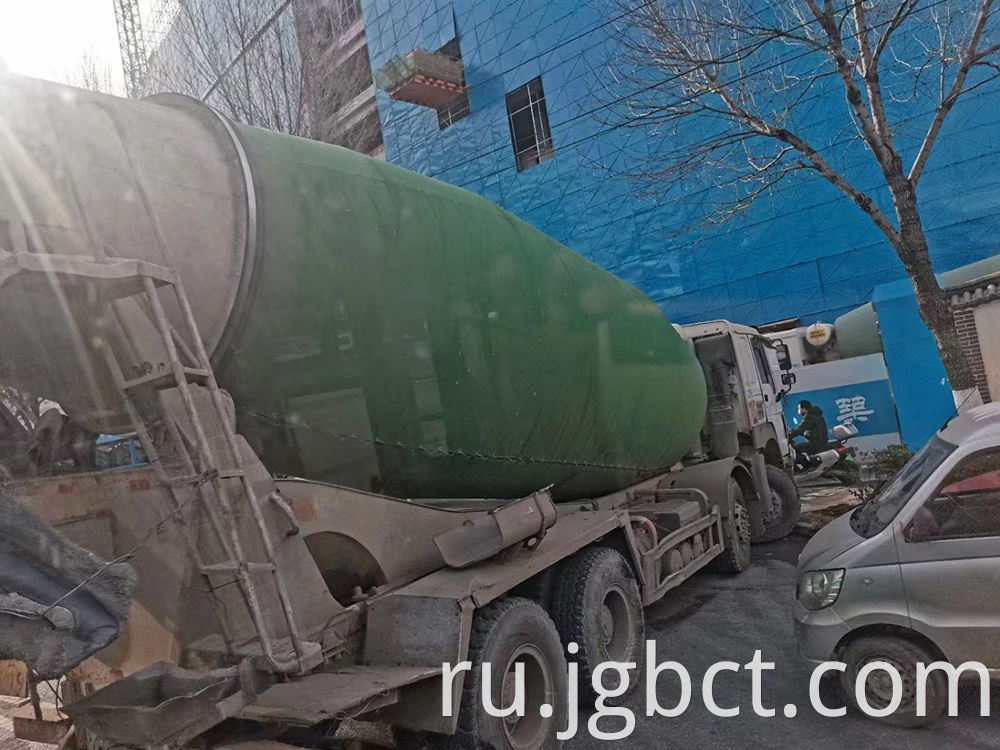 Cold And Warm Cement Mixer Truck Tank Coat